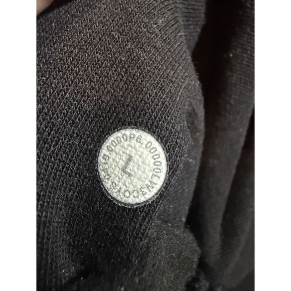 Lululemon All Yours Hoodie Terry In Women's Size Large Black - Picture 7 of 7